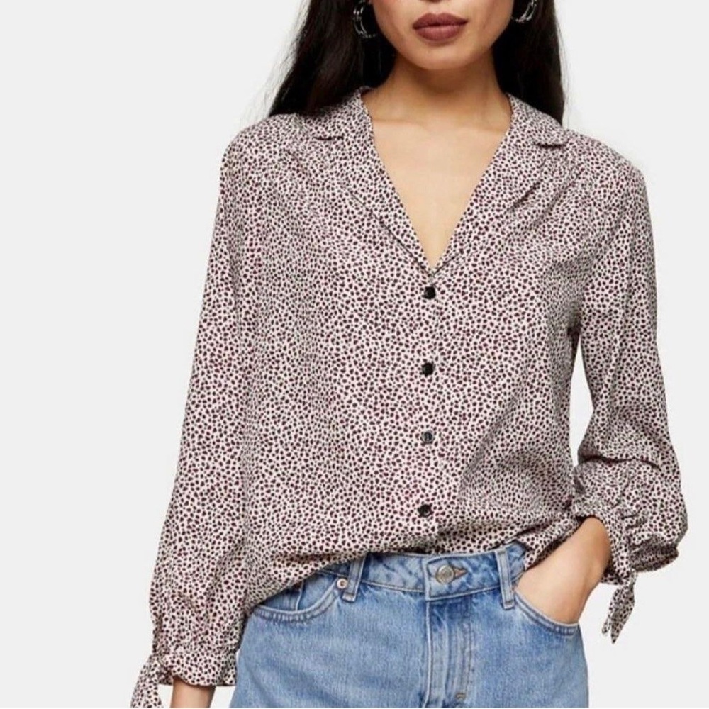 Topshop women blouse size 6